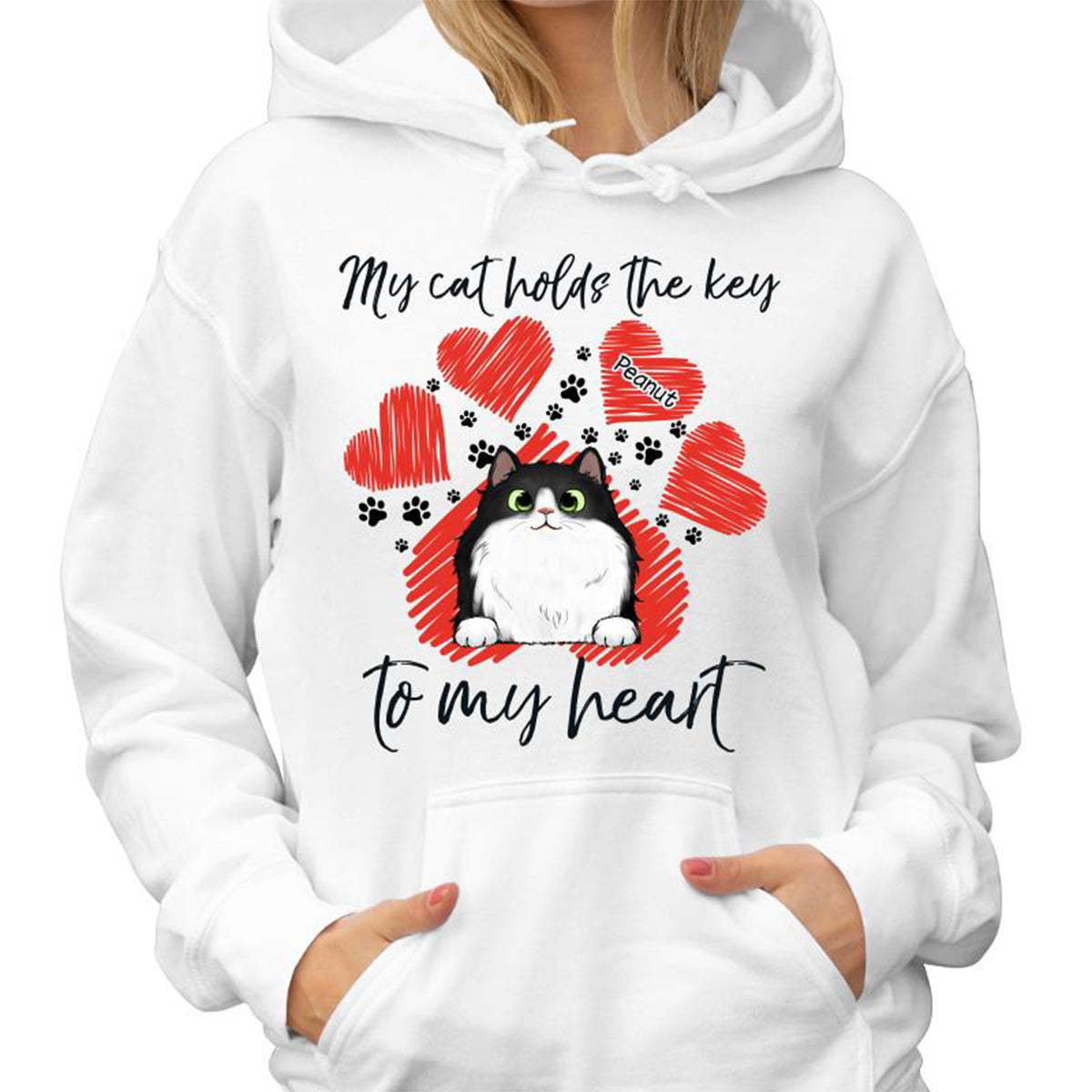 My Cats Hold The Key To My Heart Personalized Shirt