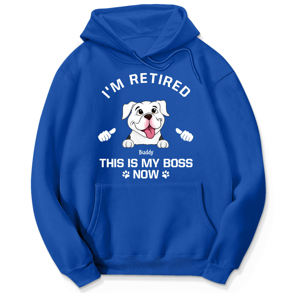 I'm Retired My Dog Is My Boss Now Personalized Shirt