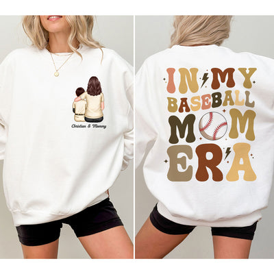 In My Baseball Mom Era Gift Personalized Shirt