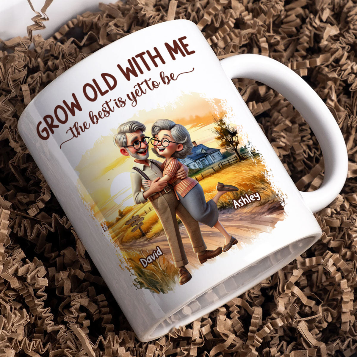 I Had You And You Had Me Happy Old Couple Personalized Mug, Anniversary  For Him, For Her, Husband, Wife