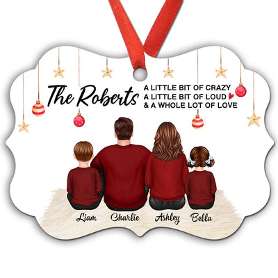 Family Whole Lot Of Love Gift Personalized Christmas Ornament