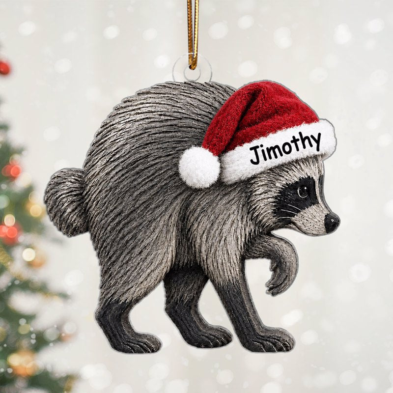 Trending Viral Jimothy Raccoon Acrylic Ornament - Trending 2026 Keep Sake