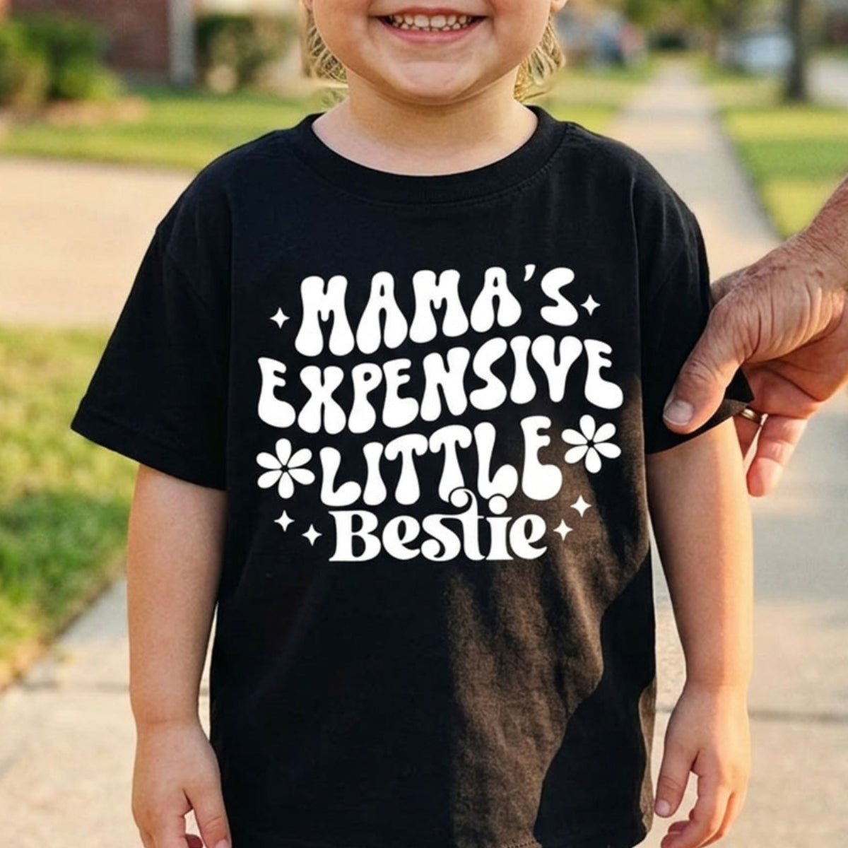 Mama's Expensive Little Bestie Funny Shirt For Kid