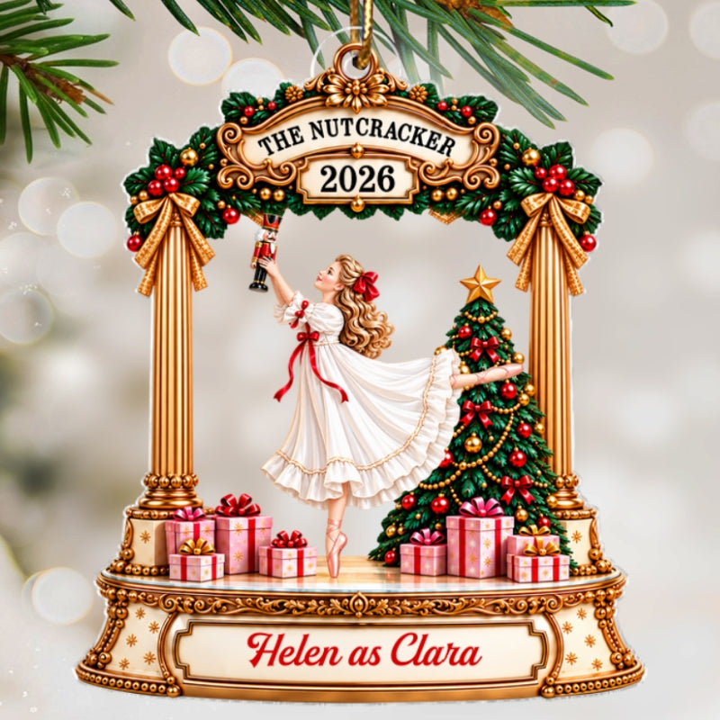 The Nutcracker Design For Girls, Boys - Personalized Acrylic Ornament - Christmas Gift For Kids, Grandkids