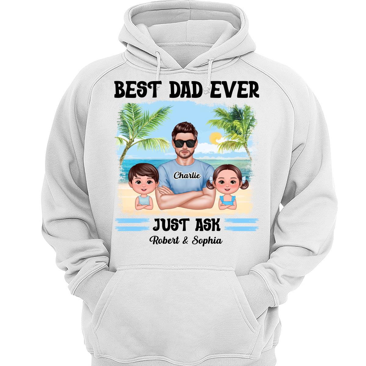 Summer Dad Grandpa Real Man And Kids Personalized Shirt