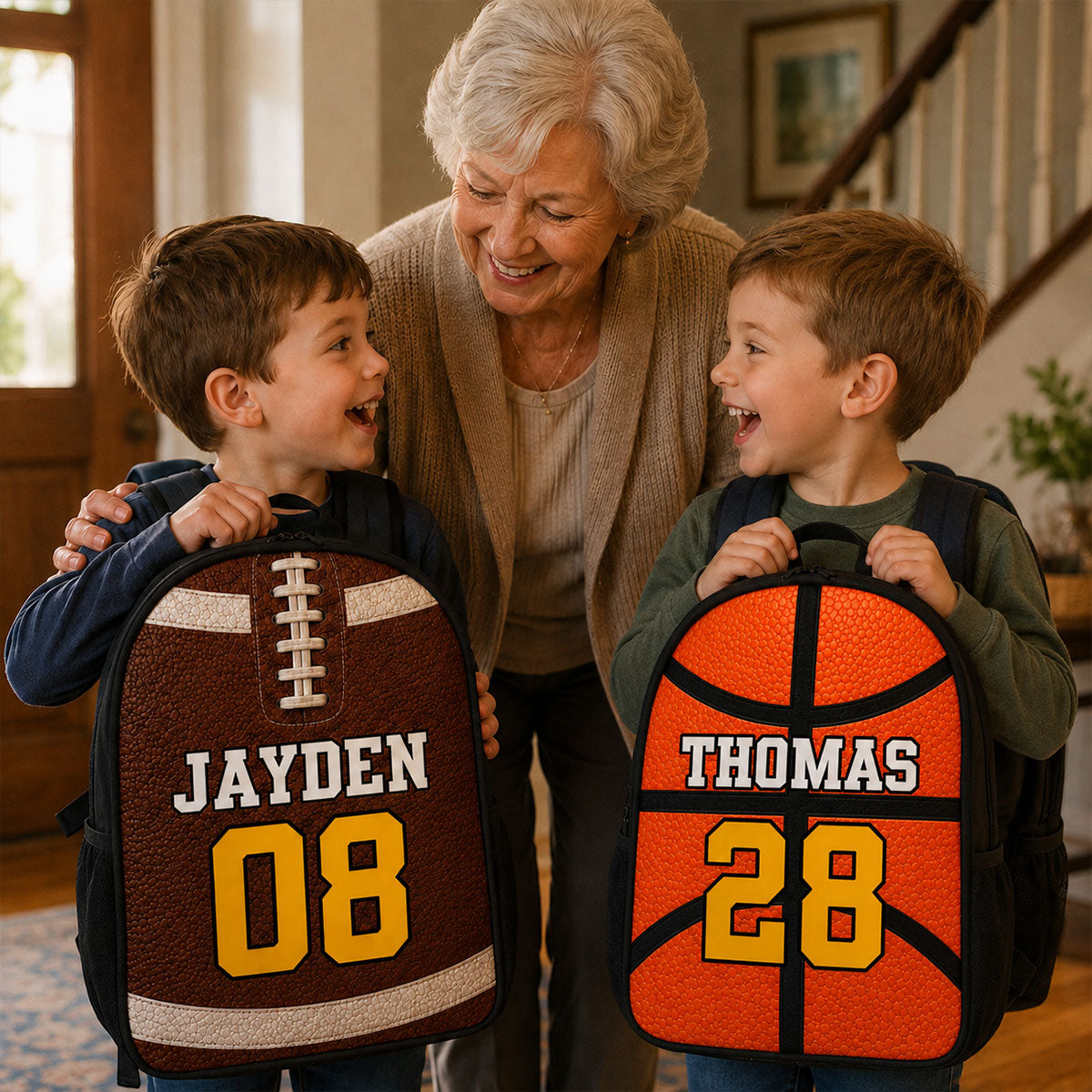 Trending Balls for Boys Girls - Personalized Backpack - Back to School Backpack for Kids