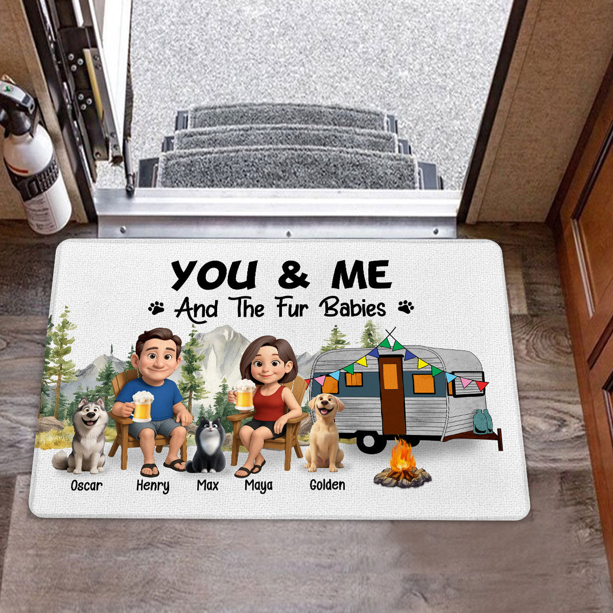 Doormat for Camping Lovers