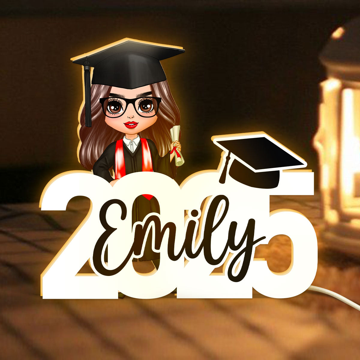 2025 Graduation New Chapter - Personalized Light Box - Graduation Gift
