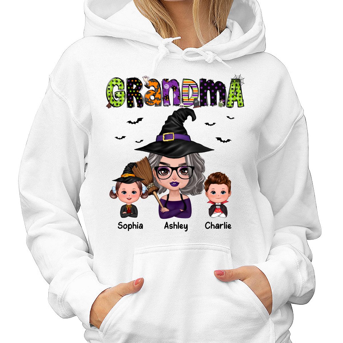 Doll Grandma Halloween Pattern Personalized Shirt