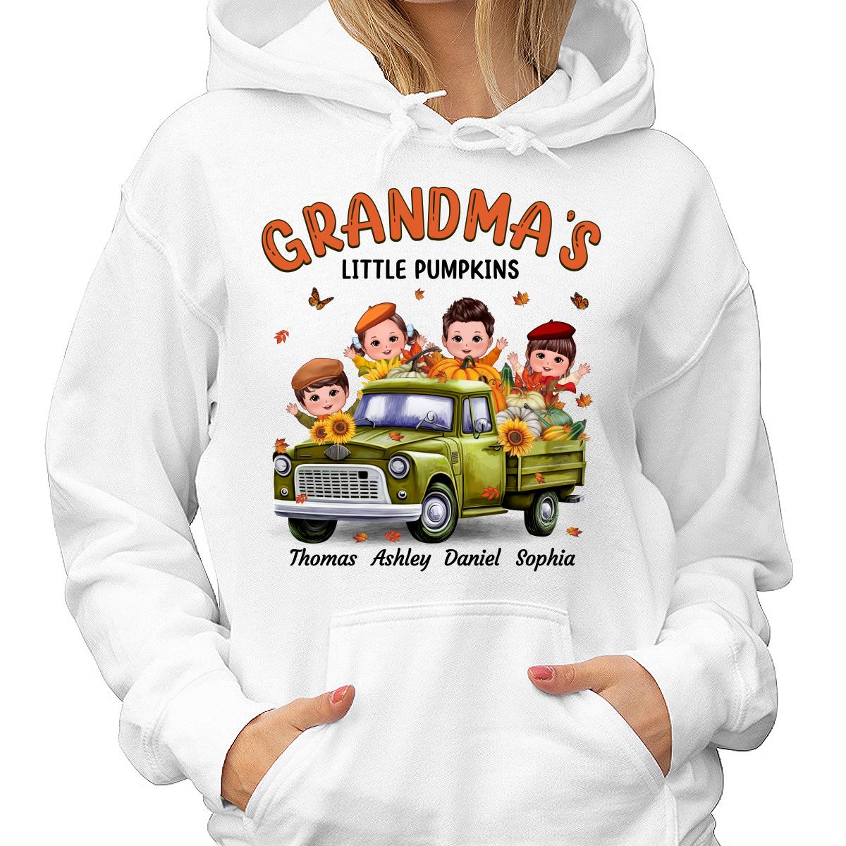 Fall Season Happy Doll Kids Truck Personalized Shirt
