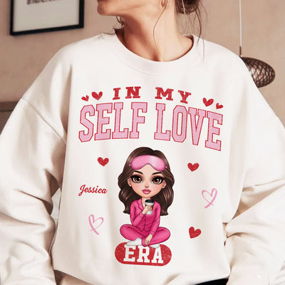 In My Self Love Era Valentine's Personalized Sweater, Personalized  Anti- Sweater