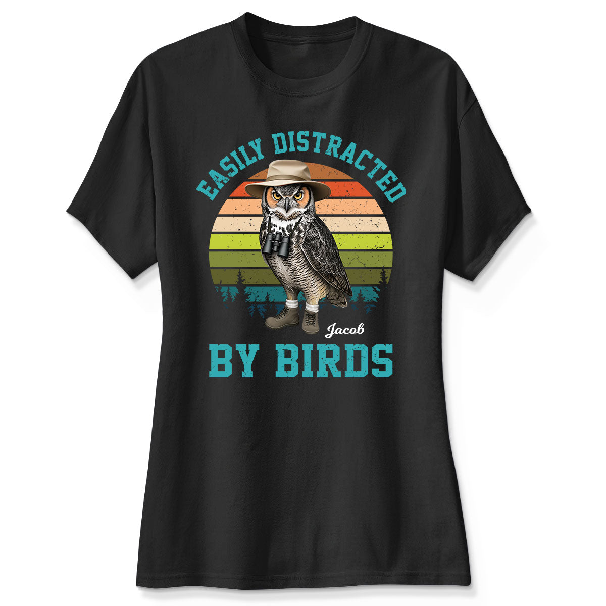 Bird Nerd Retro Funny Bird Watcher Shirt, Twitcher Shirt, Gift for Bird Lover Personalized Shirt