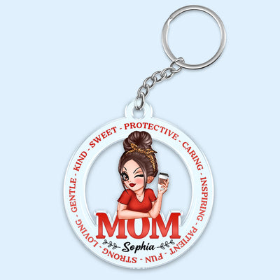 Mom Loving Personalized Acrylic Keychain