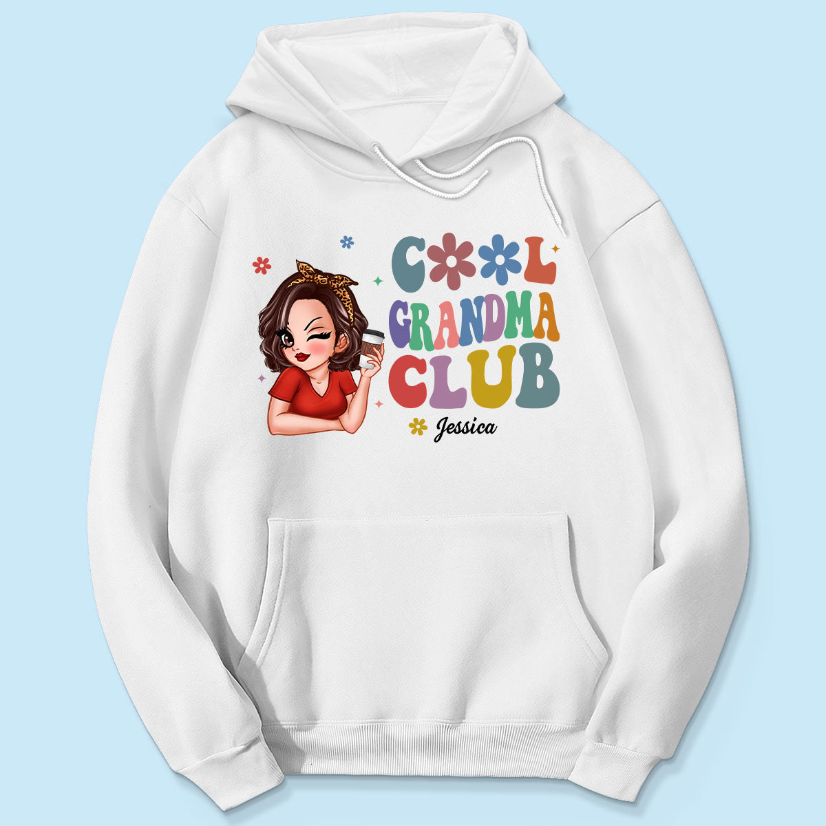 Cool Grandma Club Beautiful Woman Personalized Shirt