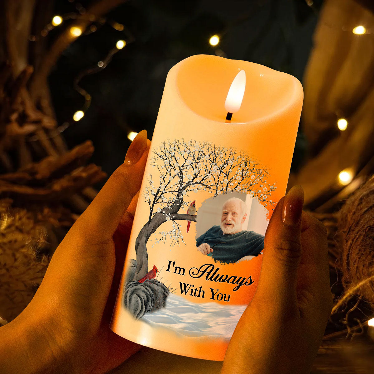 There Are Some Who Bring A Light So Great To The World Flameless LED Candle - Christmas Gift, Sympathy Gift For Family Members