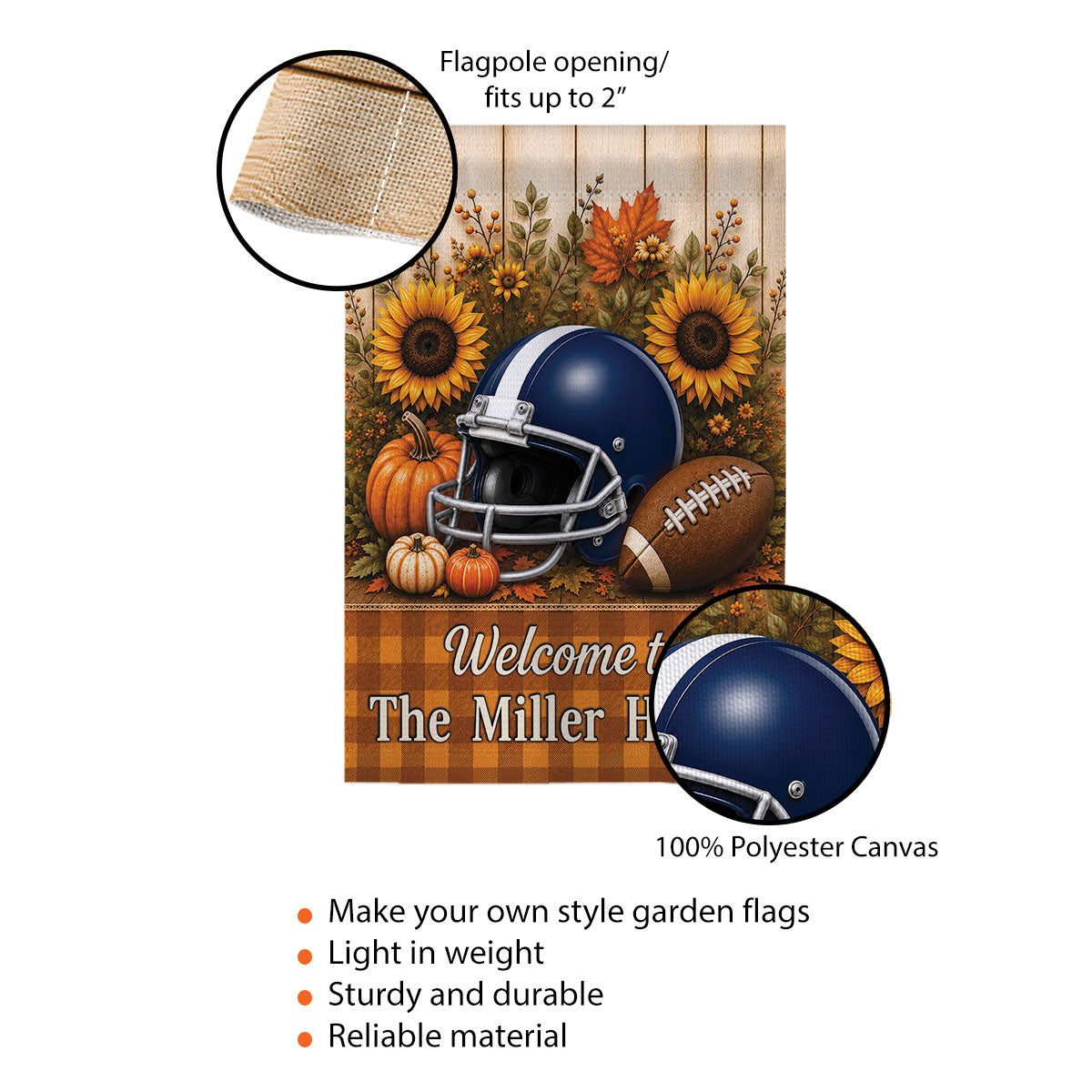 Trending Football Fall Season - Personalized Garden Flag - Fall Season Decoration For Family