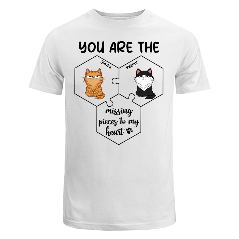 Cats Funny Expression Missing Pieces To My Heart Personalized Shirt