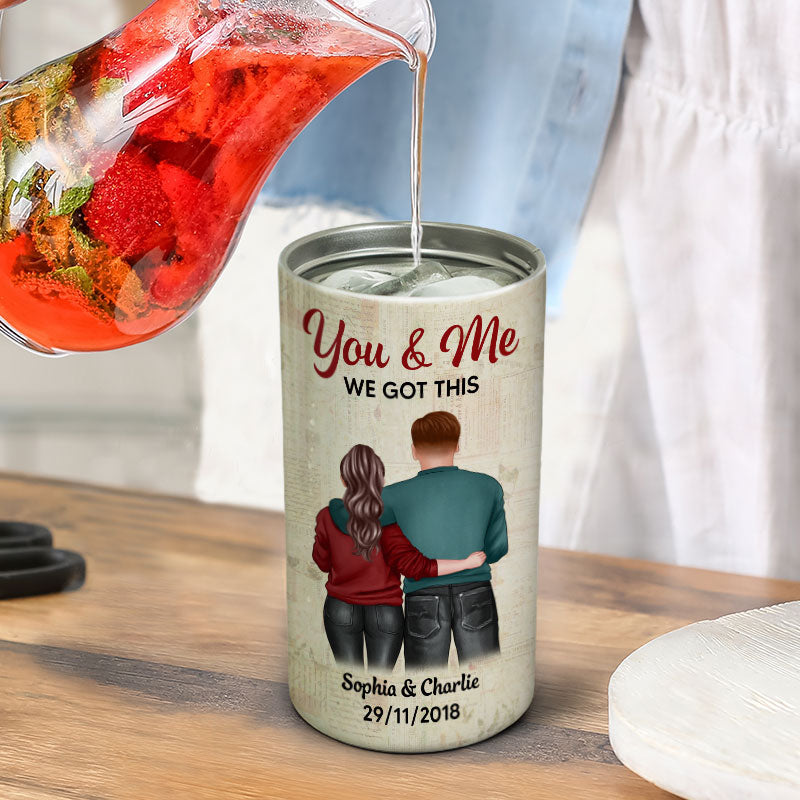 Couple We Got This Multi Use Tumbler Personalized 4 In 1 Can Cooler Gift For Him Gift For Her