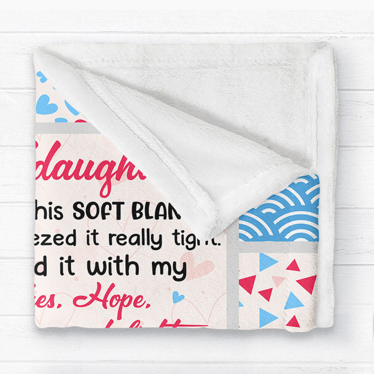 To My Granddaughter Grandson Feel My Love Within Grandma Grandkid Hugging Personalized Fleece Blanket