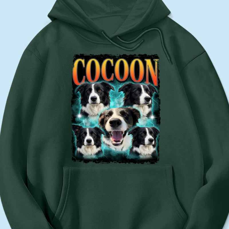 Custom Vintage 90s Dog Cat Pet - Personalized T-Shirt - Retro Bootleg Tee, 90s Rap Group Bootleg Tee