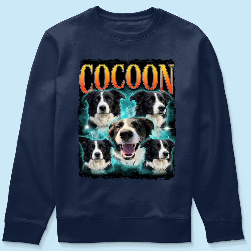 Custom Vintage 90s Dog Cat Pet - Personalized T-Shirt - Retro Bootleg Tee, 90s Rap Group Bootleg Tee