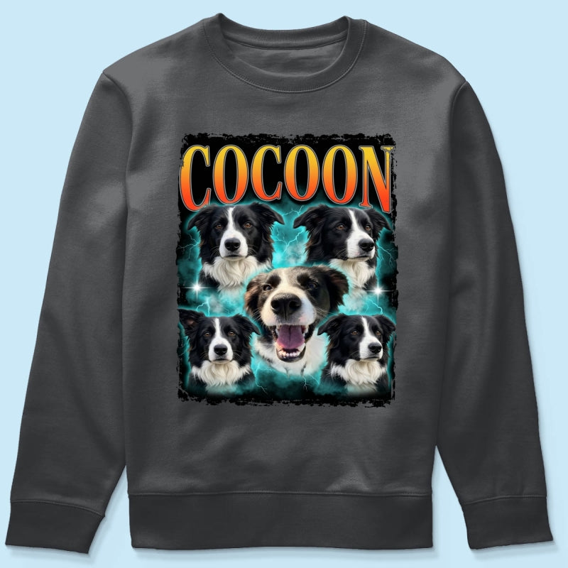 Custom Vintage 90s Dog Cat Pet - Personalized T-Shirt - Retro Bootleg Tee, 90s Rap Group Bootleg Tee