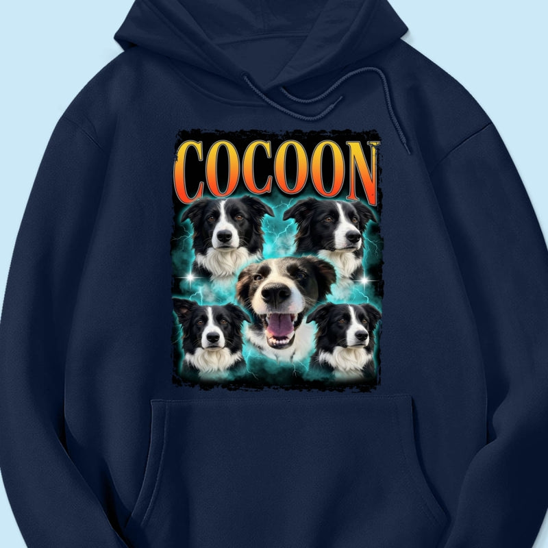 Custom Vintage 90s Dog Cat Pet - Personalized T-Shirt - Retro Bootleg Tee, 90s Rap Group Bootleg Tee