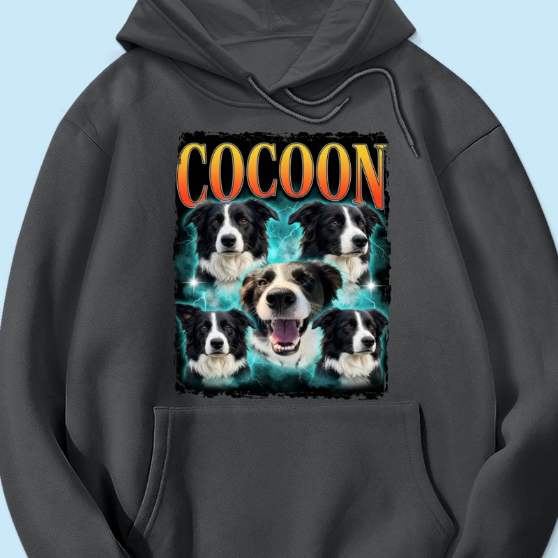 Custom Vintage 90s Dog Cat Pet - Personalized T-Shirt - Retro Bootleg Tee, 90s Rap Group Bootleg Tee