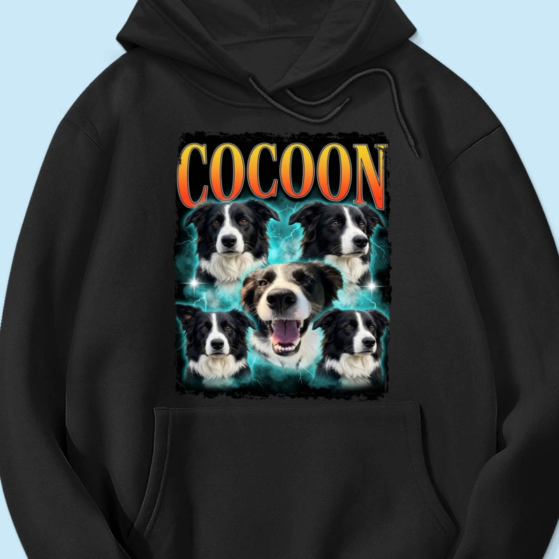 Custom Vintage 90s Dog Cat Pet - Personalized T-Shirt - Retro Bootleg Tee, 90s Rap Group Bootleg Tee