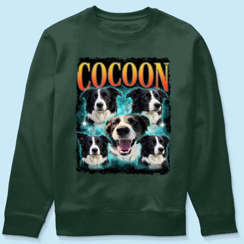 Custom Vintage 90s Dog Cat Pet - Personalized T-Shirt - Retro Bootleg Tee, 90s Rap Group Bootleg Tee