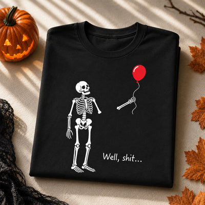 Trendy Funny Skeleton Shirt - Halloween Costume