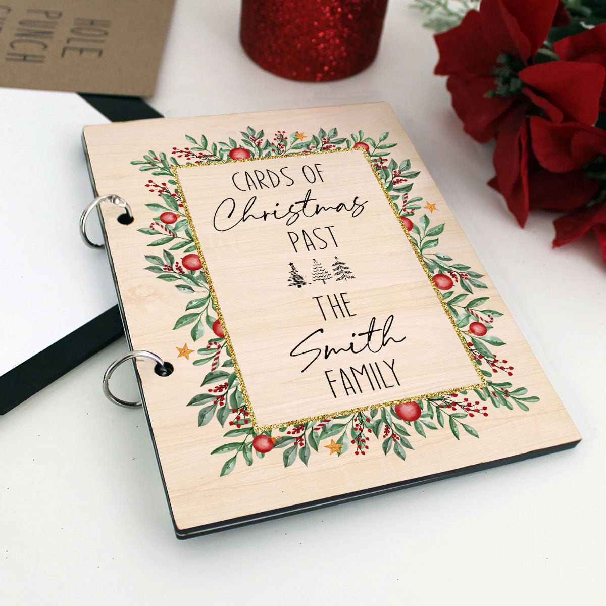 Cards Of Christmas Past Christmas Holy Personalized Christmas Card Keeper