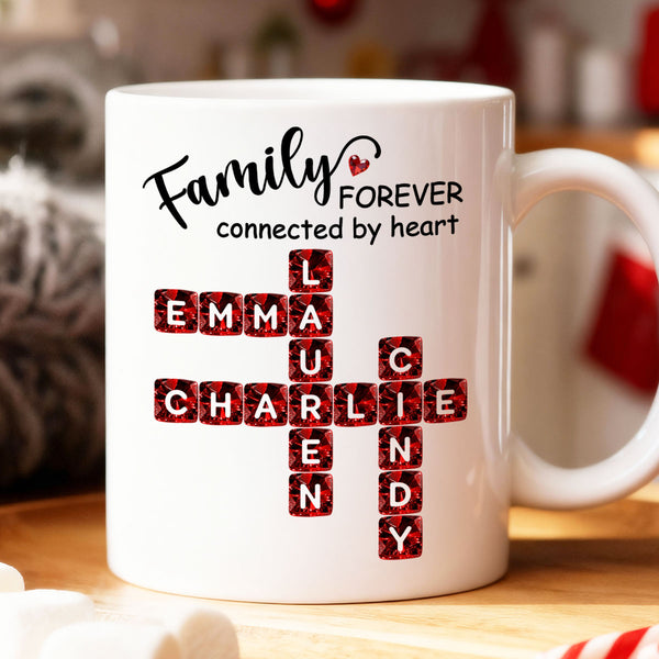 thumbnail image 2 of Personalised Family Crossword Art - Created In A Moment, Treasured Forever Poster | – UK 2 of 9