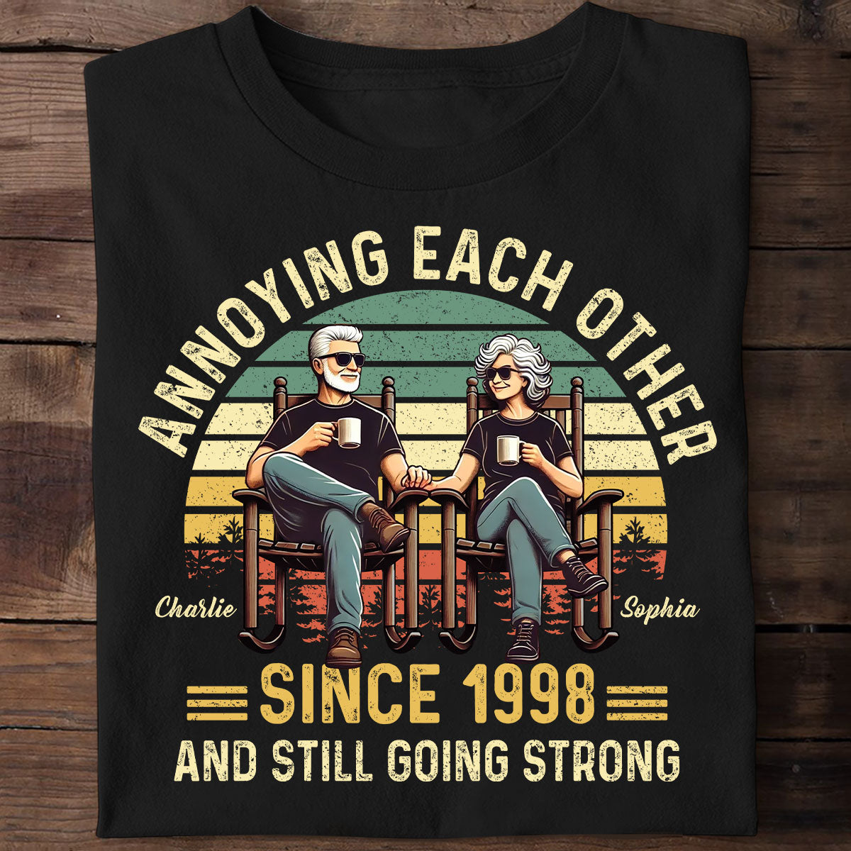 Old Couple Annoying Each Other And Still Going Strong, Funny Matching Tee Shirts for Couple,  Gift for him, Gift for her