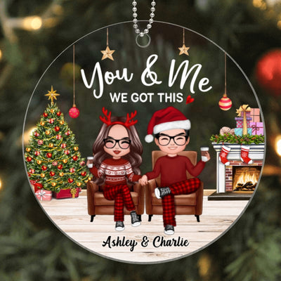 Couple We Got This In House Personalized Acrylic Ornament