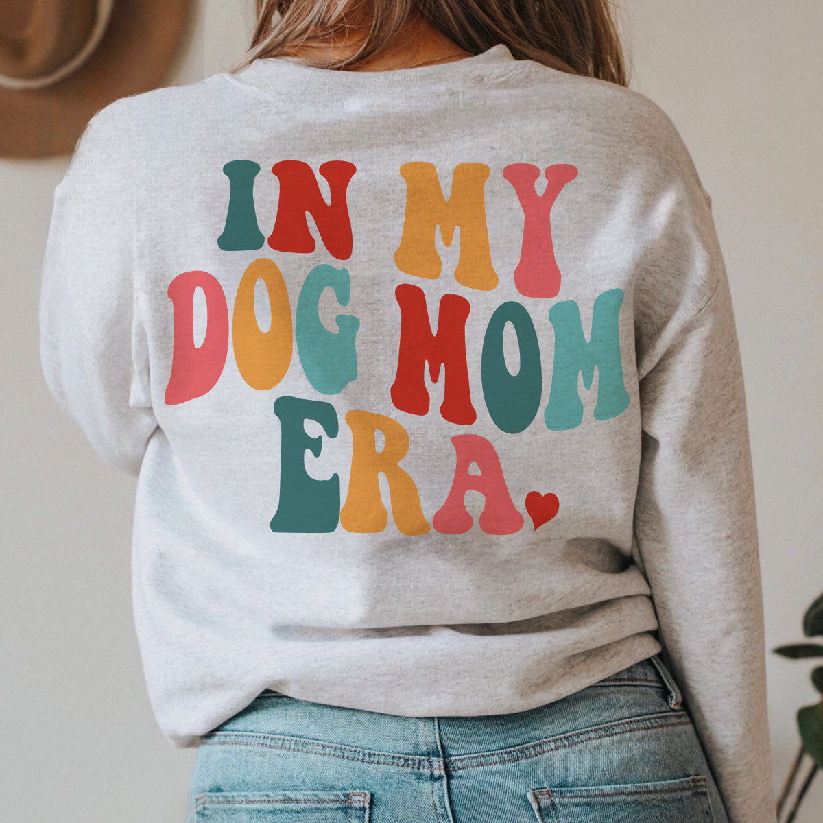 In My Dog Mom Era Cute Dogs Personalized Double Sided Sweatshirt