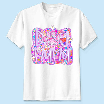 Dog Mama Preppy Dog Mom Personalized Shirt, Trendy Gift for Dog Moms