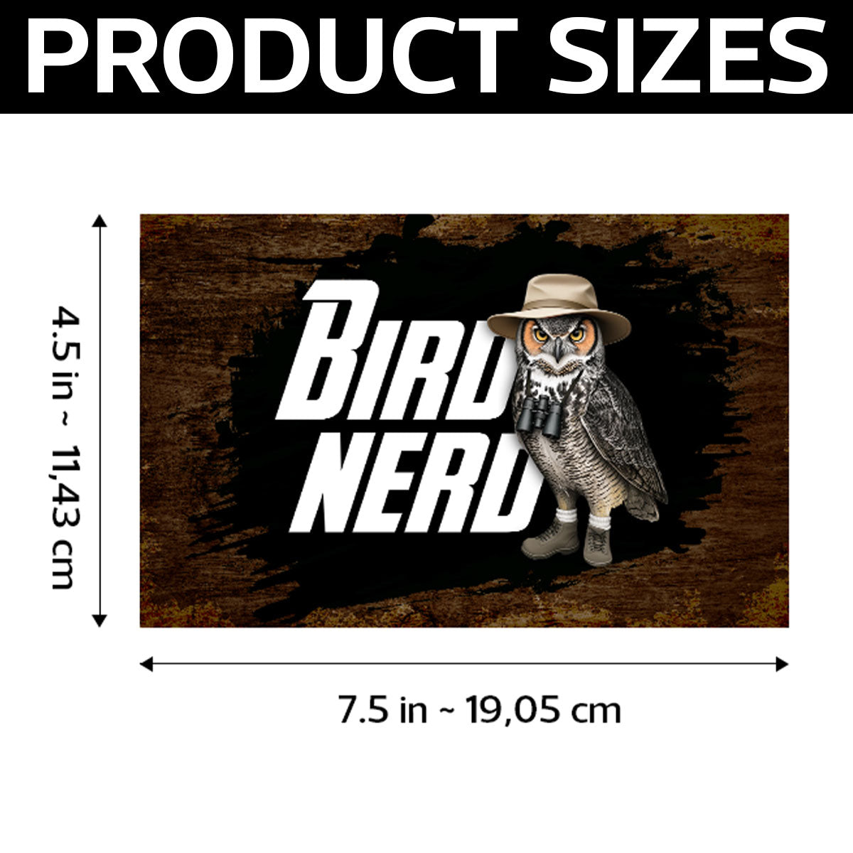 Bird Nerd Funny Gift for Bird Watcher Twitcher Bird Lover Personalized Car Magnet