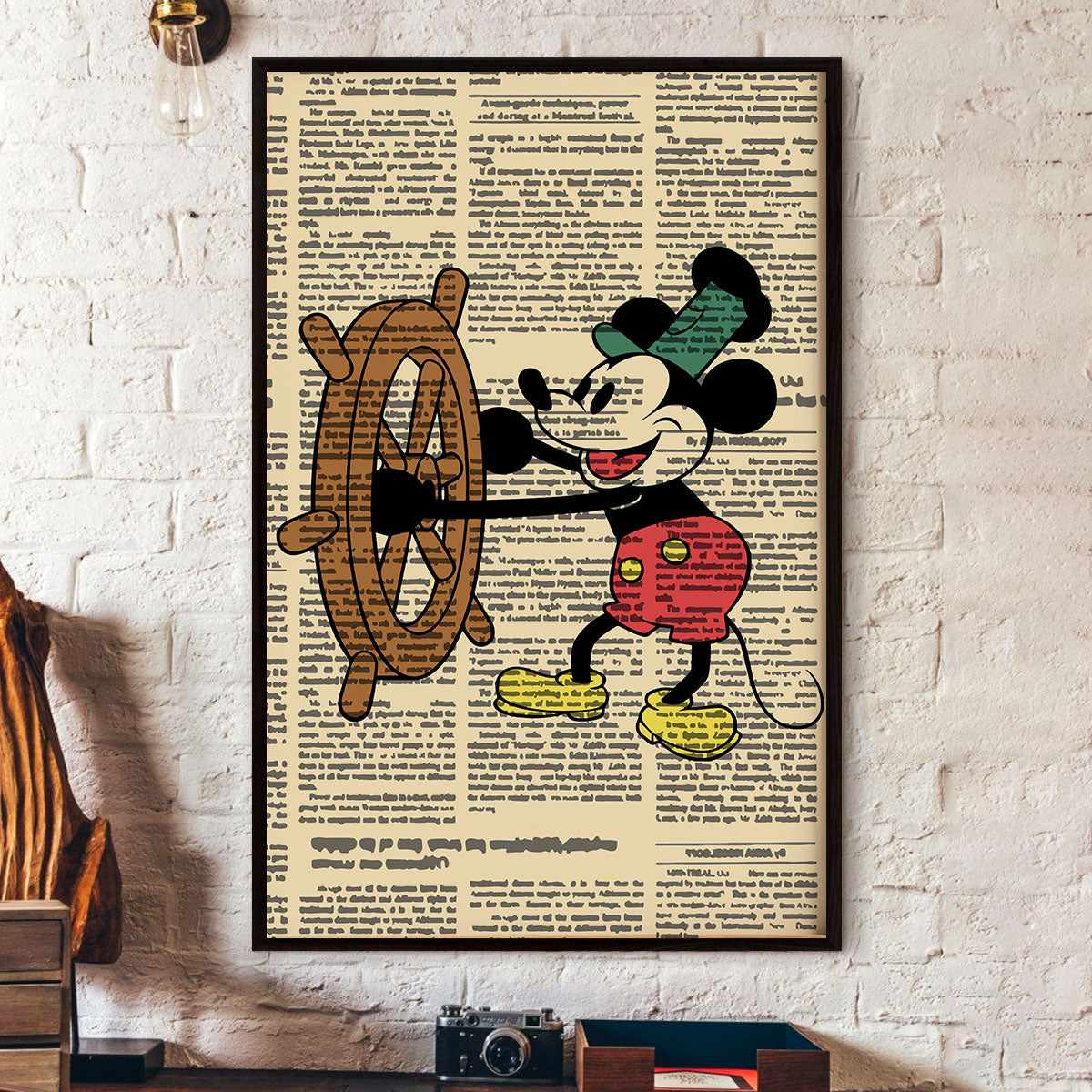 Famous Cartoon Character Personalized Vertical Poster