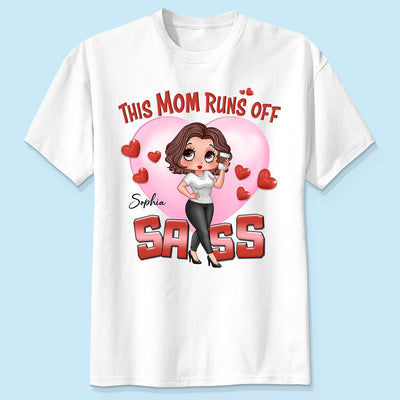 Pretty Sassy Mom Gift For Mom Personalized Shirt