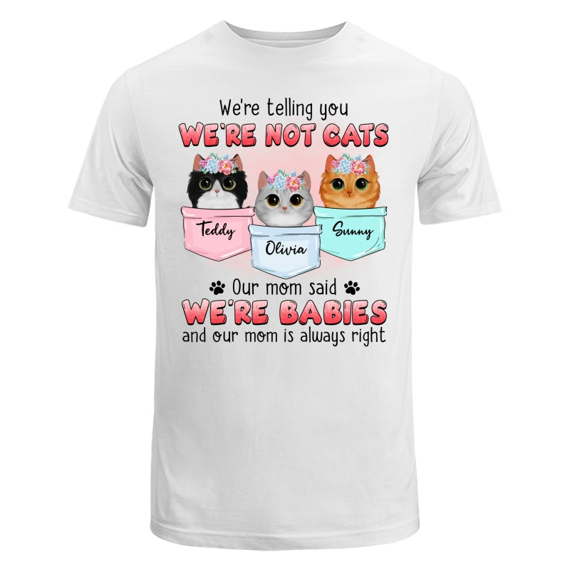 Watercolor Cute Cats Baby Mom Said Gift For Cat Lovers Personalized Shirt