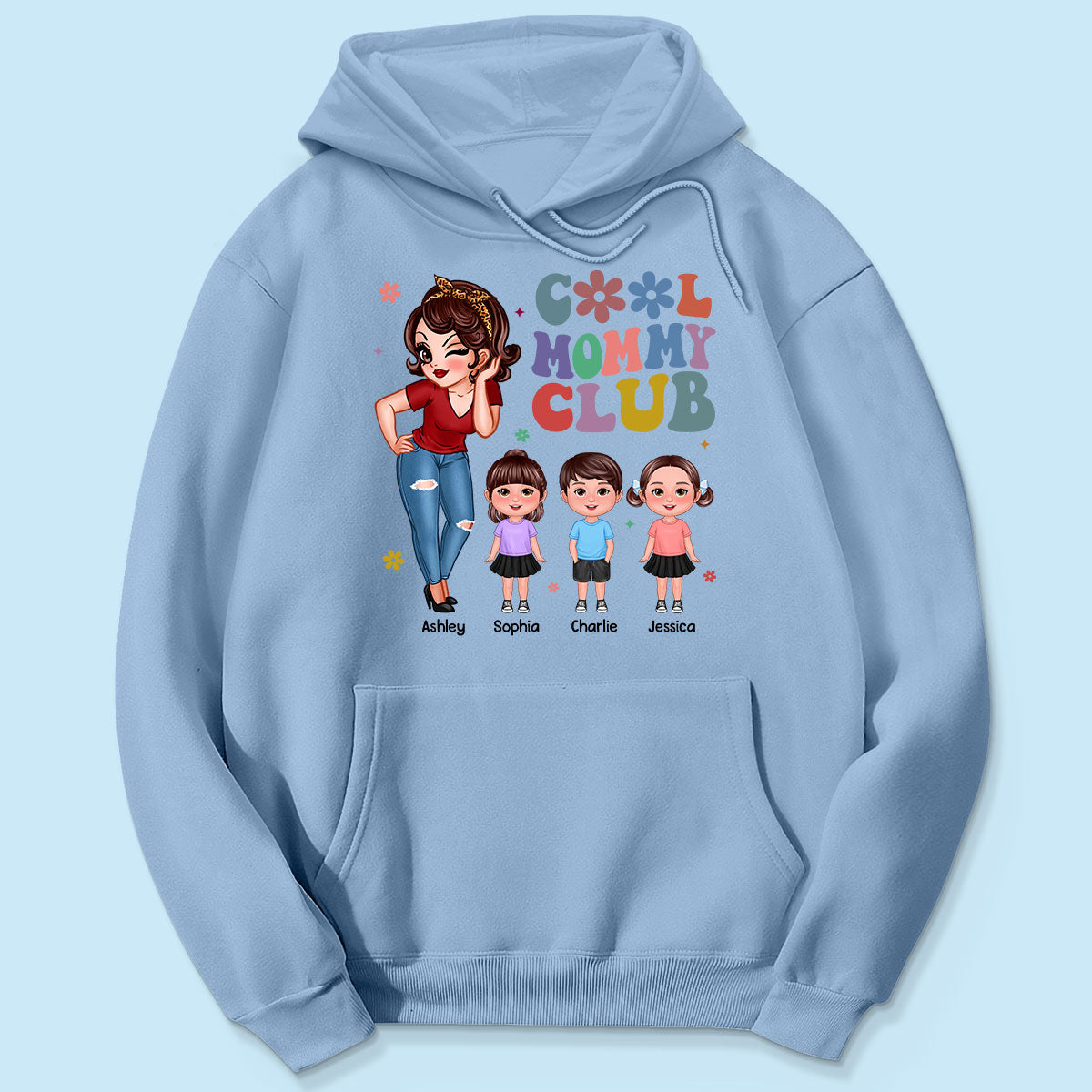 Cool Mom Aunt Club Personalized Shirt