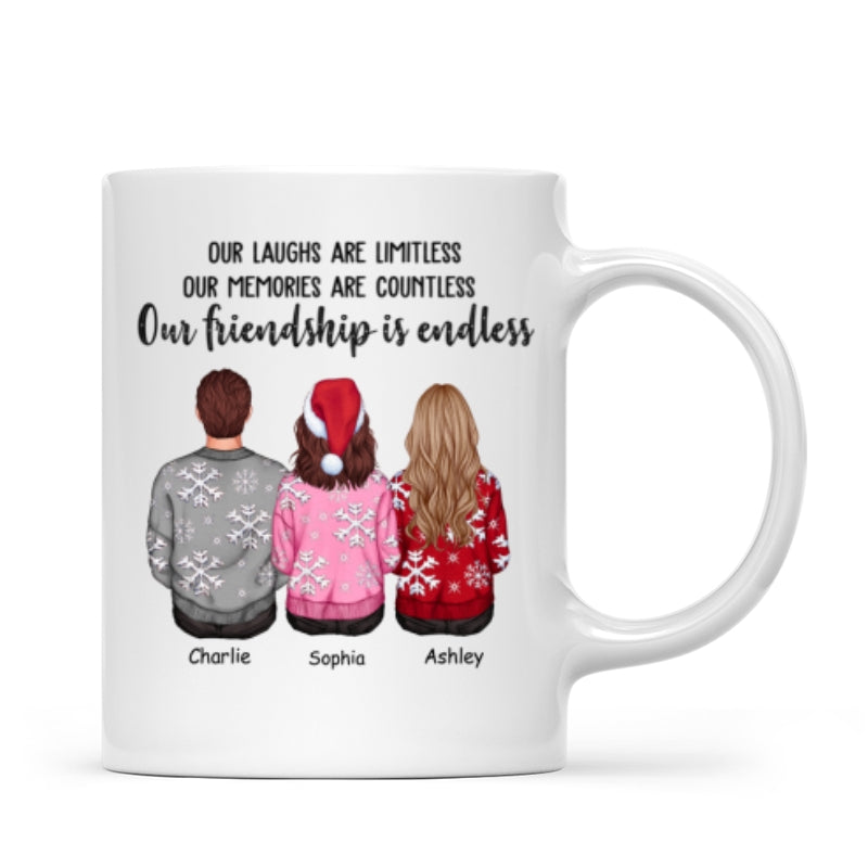 Personalized Best Friends Mug Gift, Personalized Friendship Gift, Soul Sister Christmas Gift for Best Friend, Long Distance Friendship Gift