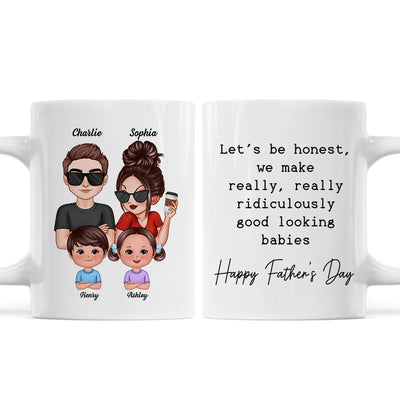 No One Else I‘d Rather Raise Kids With Funny Father’s Day Gift For Husband Personalized Mug