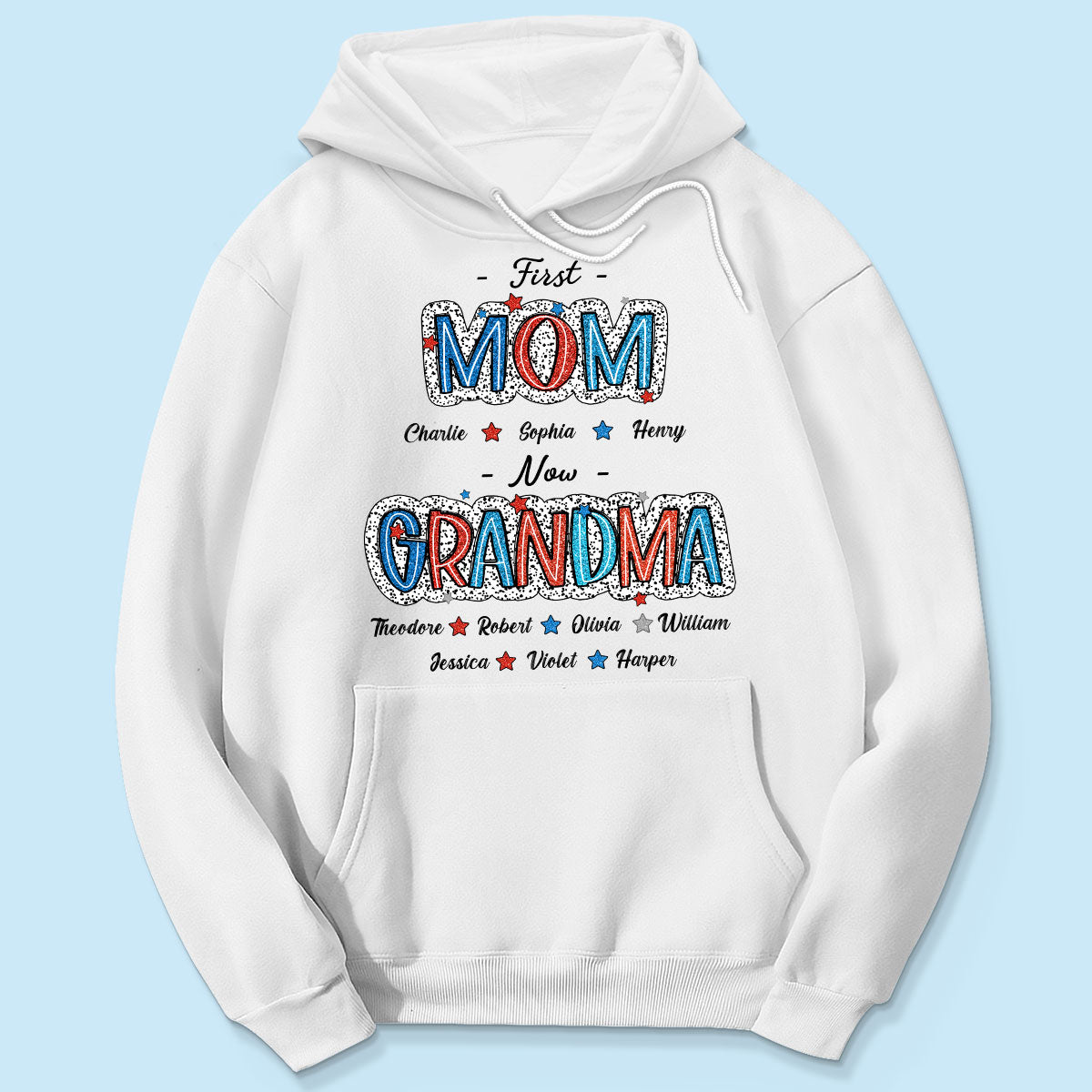 4th Of July First Mom Now Grandma Personalized Shirt