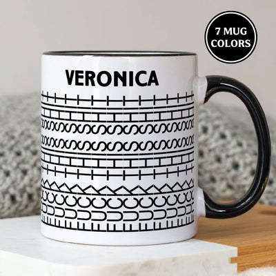 FK This Sht Funny Personalized Mug 11oz, Hidden Funny Message Mug, Father's Day Gift for Dad, Gift for Colleagues, Custom Name
