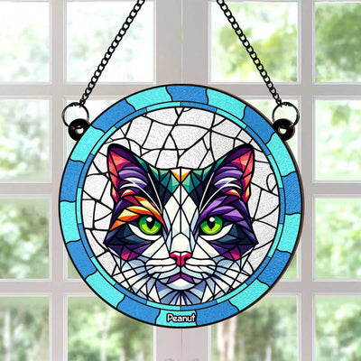 Custom Cat Memorial Personalized Acrylic Window Hanging , Sympathy Gift For Pet Owners, Pet Lovers