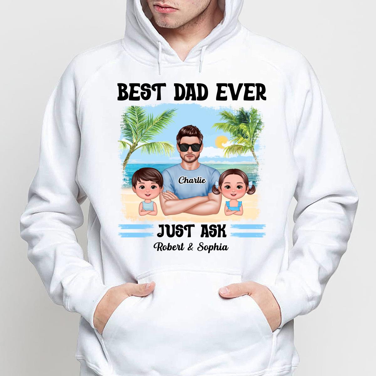 Summer Dad Grandpa Real Man And Kids Personalized Shirt