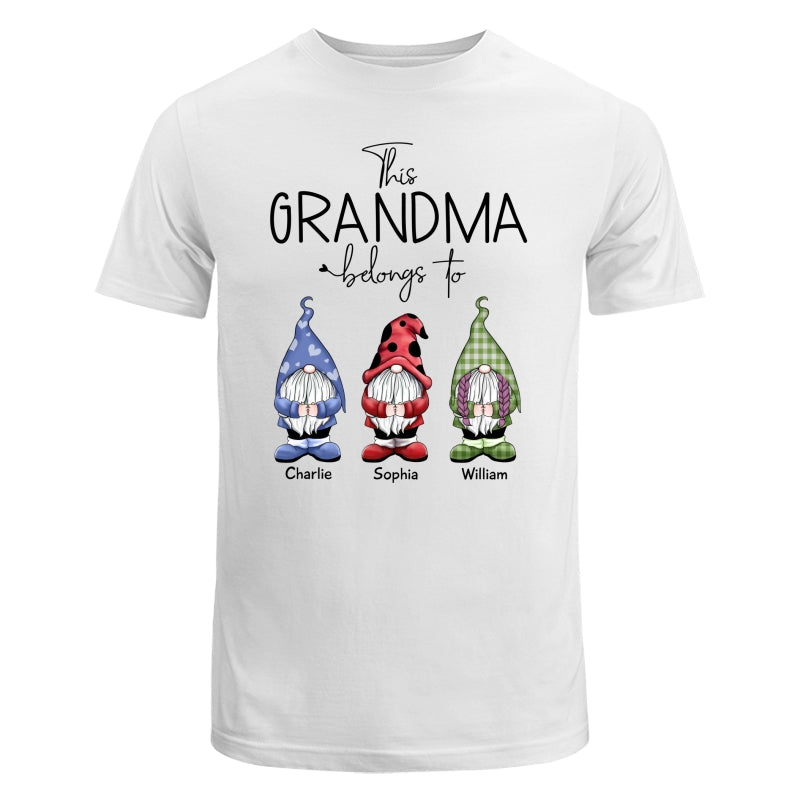 This Grandma Belongs To Little Gnomes Personalized Shirt