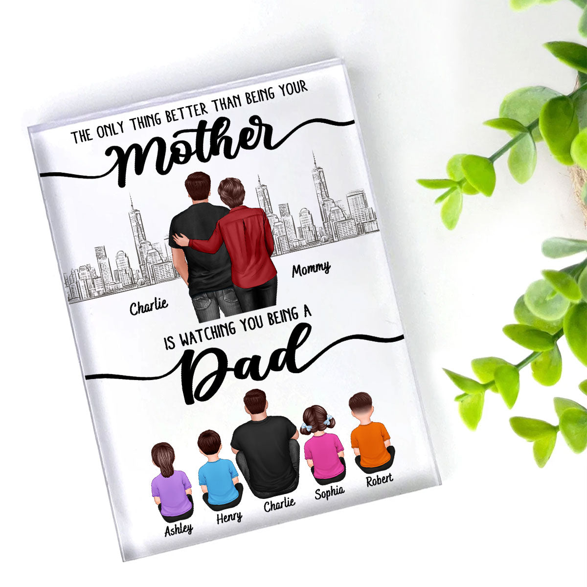 To My Son From Mom The Only Thing Better Than Personalized Acrylic Block, Father's day gift